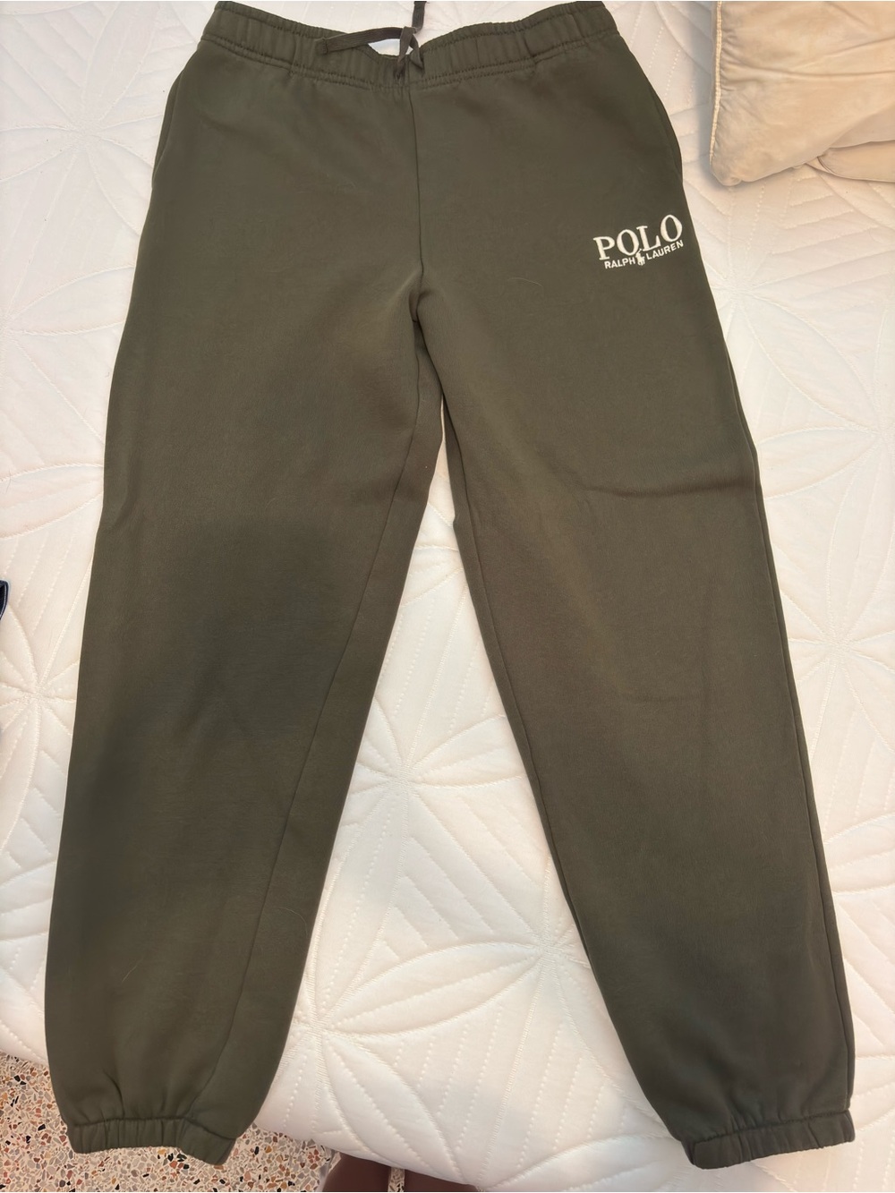 Polo by Ralph Lauren Kids Olive-Style Sweatpants with Logo
